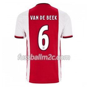 Fußballtrikots Ajax Amsterdam Donny van de Beek 6 Heim Trikotsatz 2019-2020